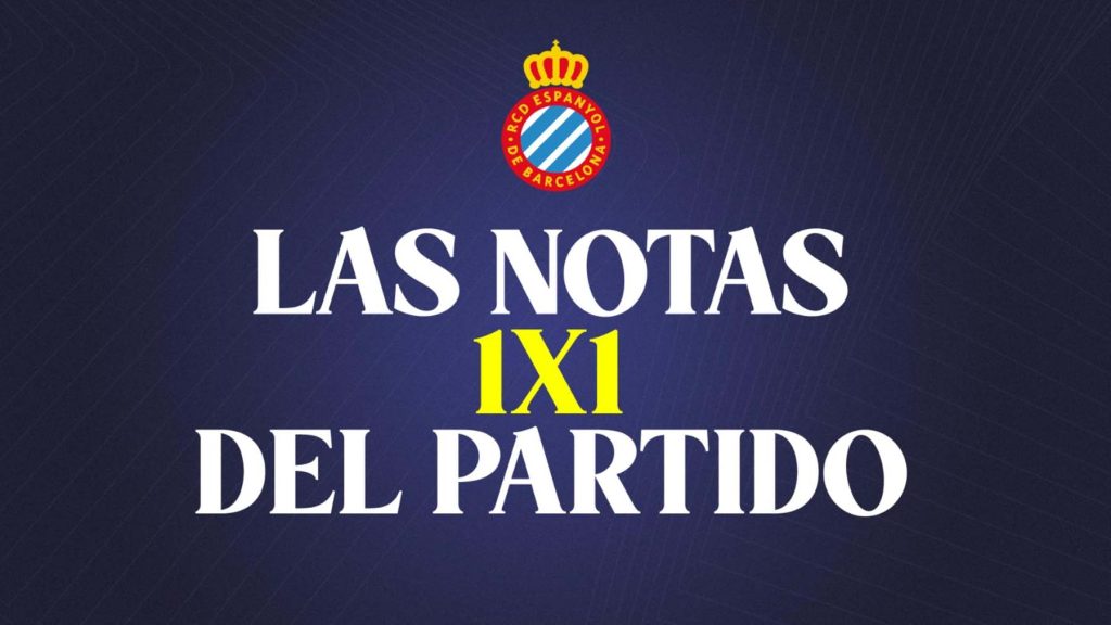 El 1×1 del RCD Espanyol