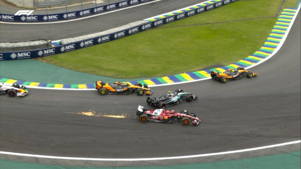 F1 GP Brasile: vince Norris davanti ad Antonelli e Verstappen. Out le due Ferrari