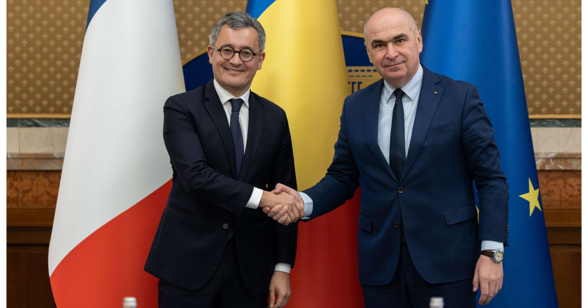 Ilie Bolojan și Gerald Darmanin au discutat despre modernizarea justiției, combaterea criminalității și securitatea Flancului Estic