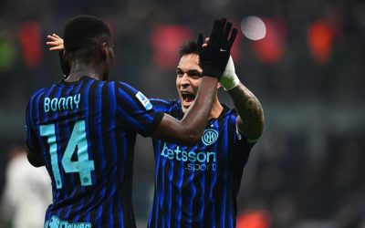 Inter-Lazio 2-0, gol di Lautaro e Bonny
