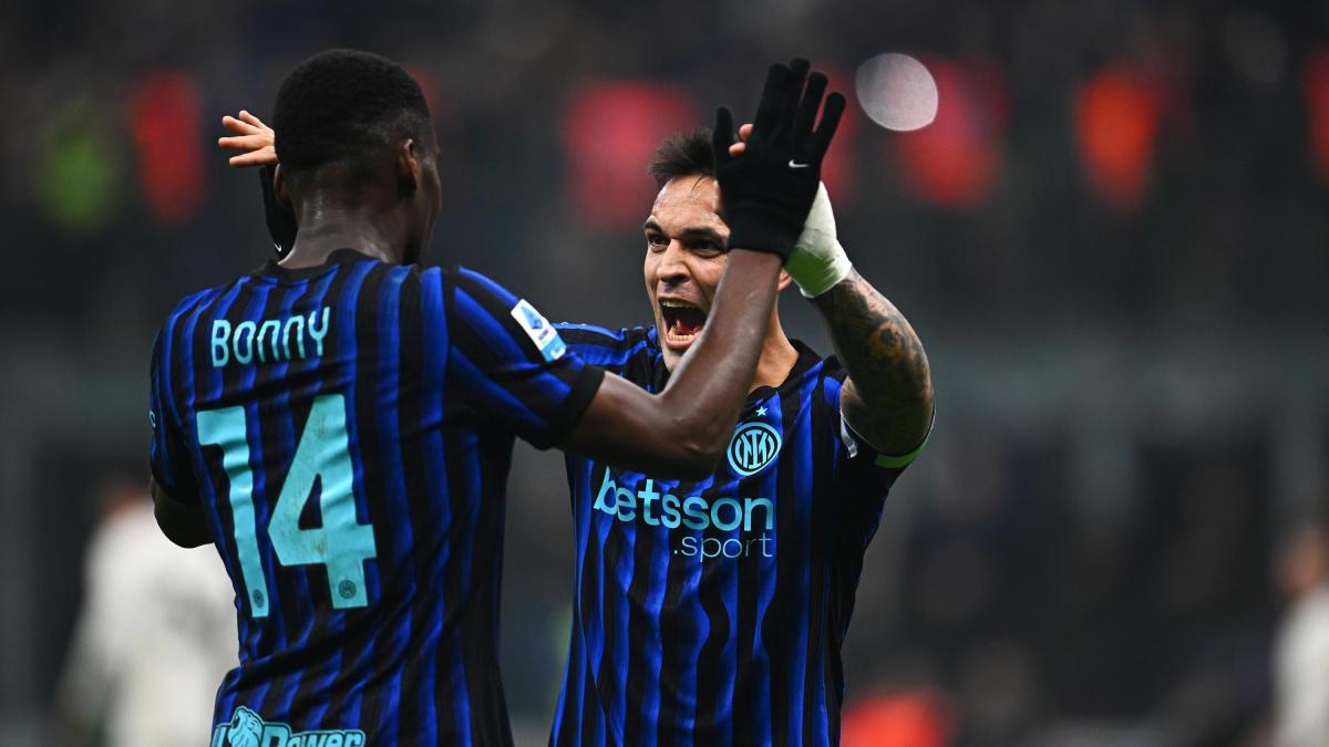 Inter-Lazio 2-0, gol di Lautaro e Bonny