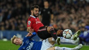 Manchester United – Everton 0-1, transmisiune live pe VOYO: oaspeții conduc cu 1-0, deși sunt în inferioritate numerică