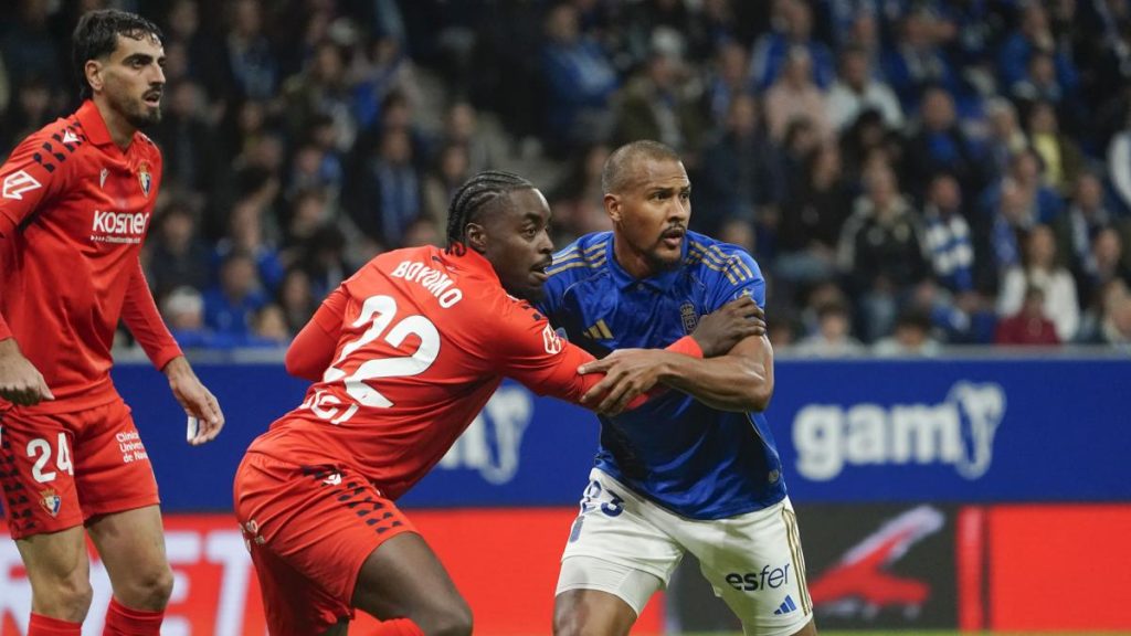 Osasuna și Oviedo, puțin spectacol în prima parte.