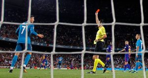 Recode de expulsões de Cristiano Ronaldo