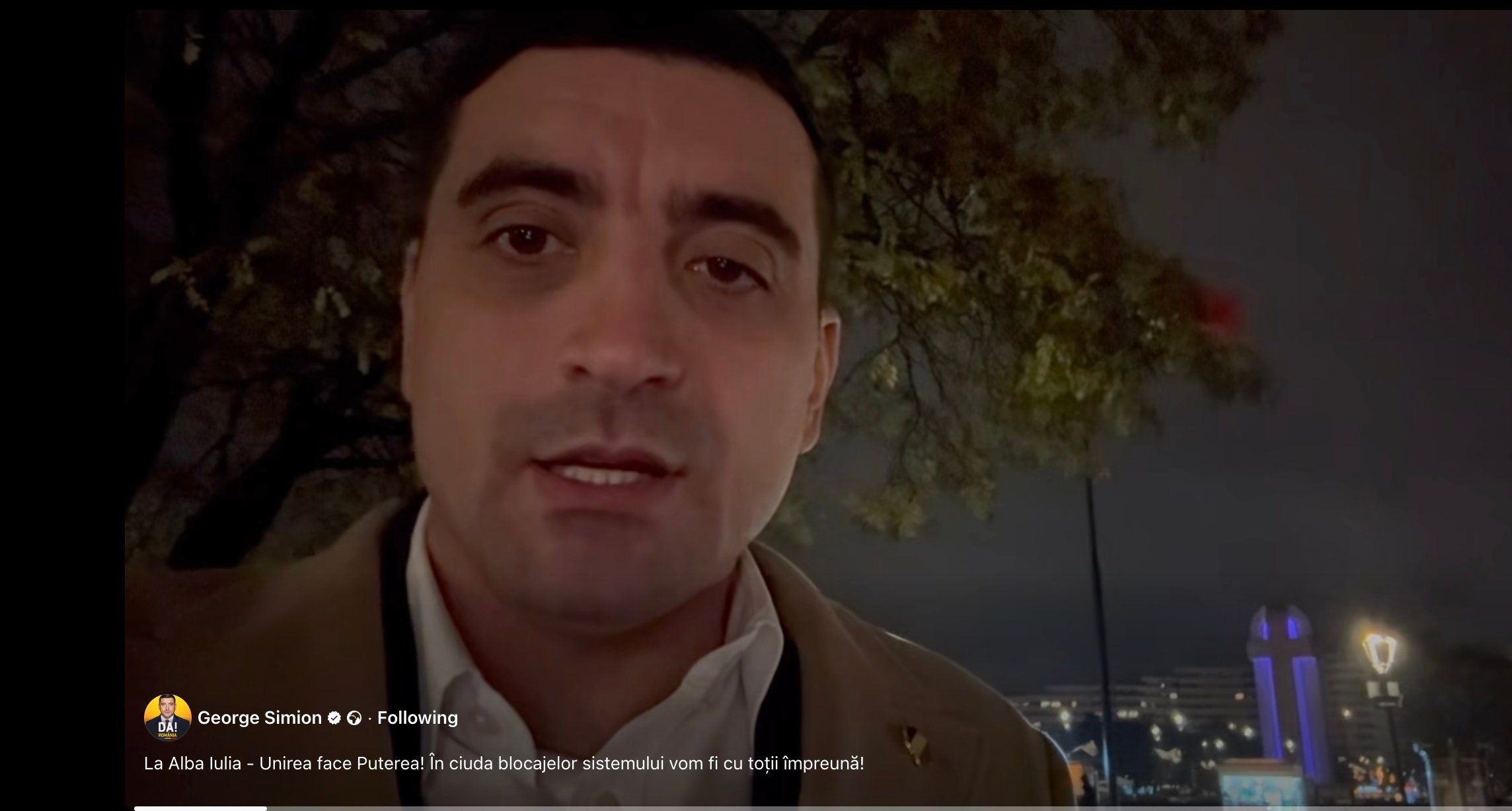 [ad_1] George Simion, liderul partidului extremist AUR, a declarat că a sosit la Alba Iulia nu doar pentru a participa la evenimentele dedicate Zilei Naționale de 1 Decembrie, ci și pentru a fi prezent la Congresul partidului, programat pentru duminică la ora 16:00