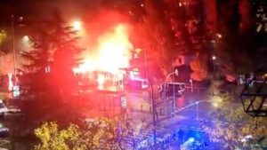 Confruntări între 400 de ultrașii Rayo Vallecano și Lech Poznan