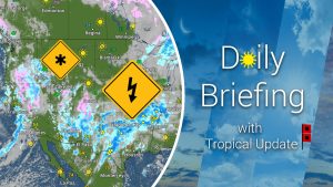 Iată o posibilă reformulare a titlului: “Furtuni puternice în regiunile sudice – tiri Meteo”. 

Sau, alternativ: “Vreme rea în Câmpia Sudică – Actualități Meteorologice”. 

Sau: “Furtuni violente în Sud – tiri Vreme”. 

Toate aceste variante păstrează esența informației originale, dar folosesc sinonime și reformulează propoziția pentru a oferi o perspectivă fresh asupra titlului.