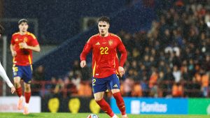 Ivan Fresneda, gol spectaculos în colțul scurt în confruntarea România U21 – Spania U21