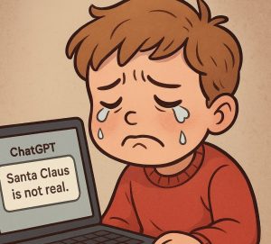 ChatGPT îl dezvăluie copilului tău că Moș Crăciun nu e real: sfaturi pentru părinți