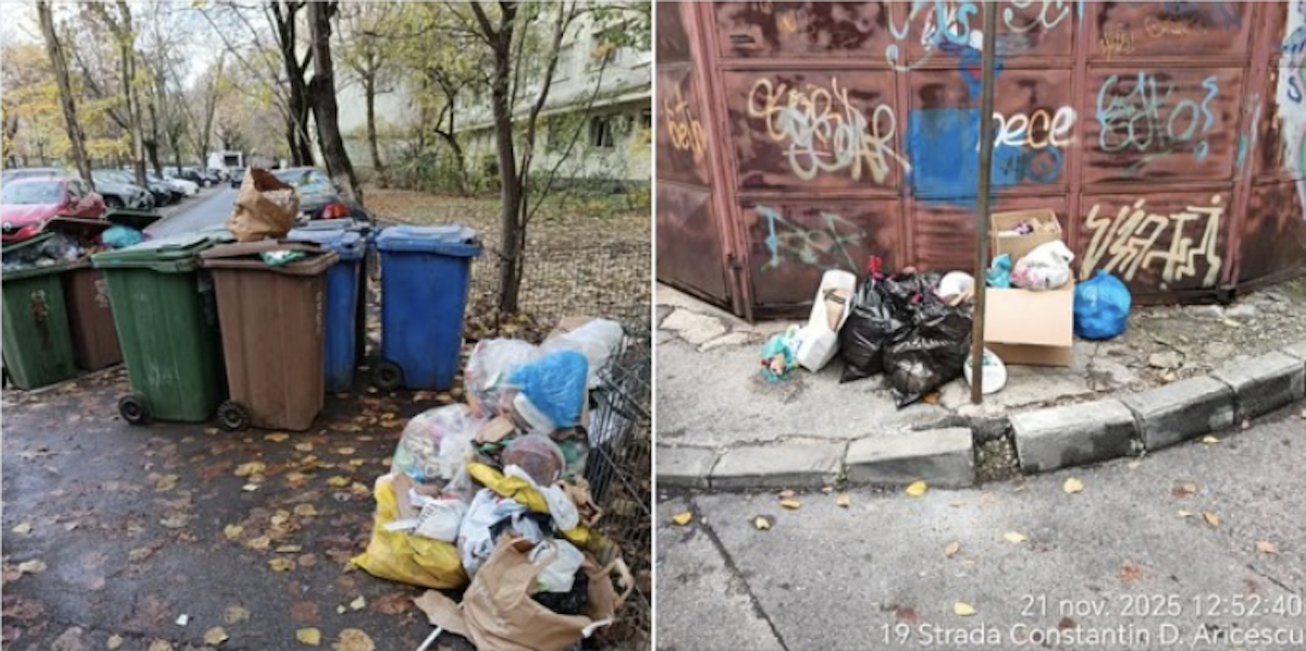 Sector 1 | Romprest respectă angajamentul: străzile au fost acoperite de deșeuri neridicate. Care sunt motivele nemulțumirii companiei și ce răspuns oferă Primăria
