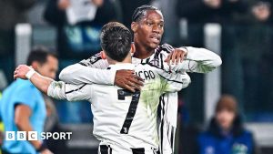 Iată o reformulare a titlului: “Juventus obține o victorie crucială cu 2-0 împotriva echipei Pafos, îmbunătățindu-și șansele de calificare în Liga Campionilor.”