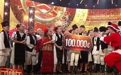 Ansamblul “Valea Târnavelor”, format din copii din judeţul Alba, a câştigat emisiunea The Ticket şi premiul de 100.000 de euro - VIDEO