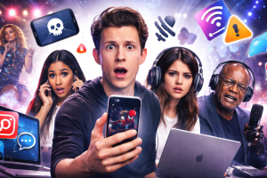 Celebrități implicate în incidente virale legate de probleme tehnologice