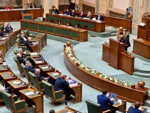 Dezbaterea moțiunii simple împotriva Dianei  Buzoianu, în plenul Parlamentului