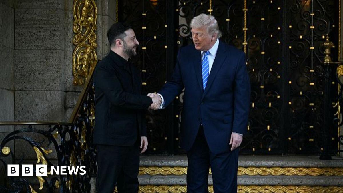 Ukraine-Russia latest: Ukraine peace plan talks under way as Trump greets Zelensky at Mar-a-Lago residence