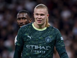 Erling Haaland a făcut istorie la Bernabeu