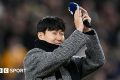 Son Heung-Min addressed Spurs fan before kick-off on his return to the club ahead of the Champions League game against Slavia Prague.