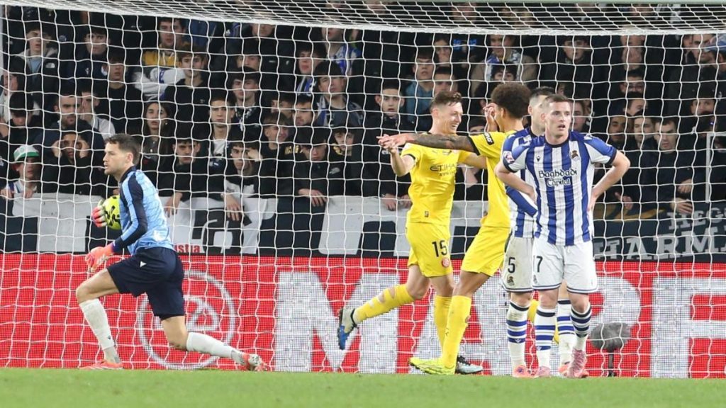 El Girona, con dos chispazos de Tsygankov, castiga a una Real inocente