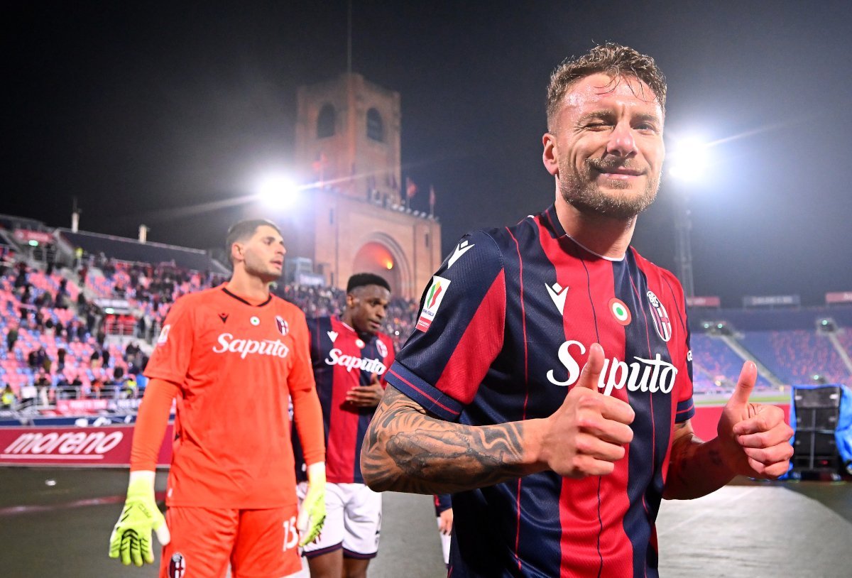Immobile returns emotionally to Lazio with Bologna