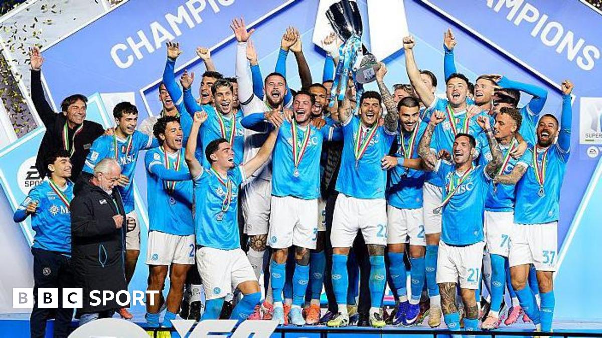 Italian Super Cup: Napoli beat Bologna as David Neres scores twice