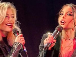 Loredana Groza, moment emoționant pe scenă alături de fiica ei, Elena