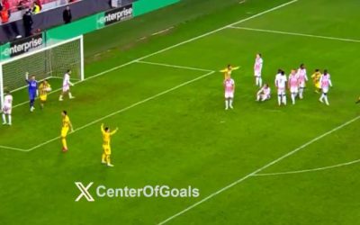 GOOOL! Răzvan Marin a trimis mingea direct în vinclu, împotriva liderului din Conference League