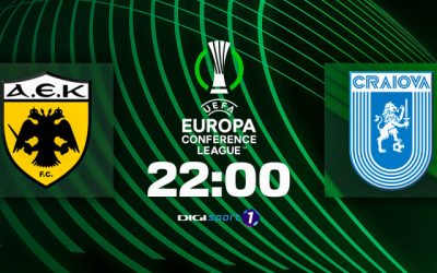 AEK Atena – Universitatea Craiova, Live Video, 22:00, DGS 1. Diferență de 21 de locuri în clasament!