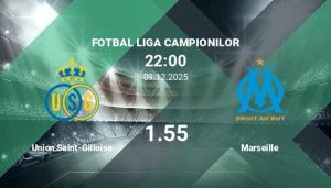 Meciul Union Saint-Gilloise – Marseille, previziuni și ponturi de pariuri fotbal.