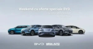 Mega Auto vine cu BYD la Iulius Mall Suceava