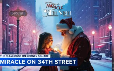 'Miracle on 34th Street: The Musical' on stage at The Playhouse on Rodney Square in Wilmington, Delaware