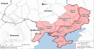 Președintele Rusiei, Vladimir Putin, emite o declarație provocatoare, sugerând că țara sa va atinge frontieră țării noastre, fie prin mijloace diplomatice, fie prin forța armată.