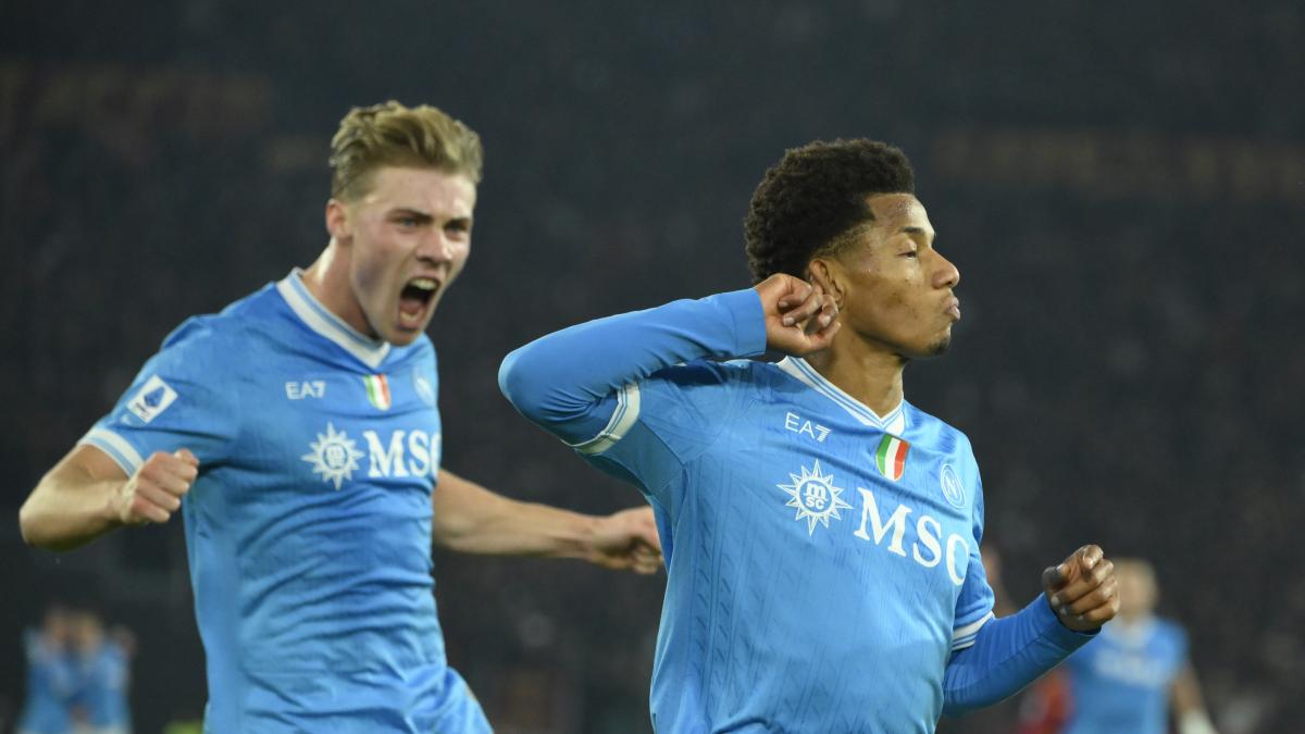 Roma-Napoli 0-1: gol Neres | Gazzetta.it