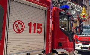 Socorristi intervin în incendiu