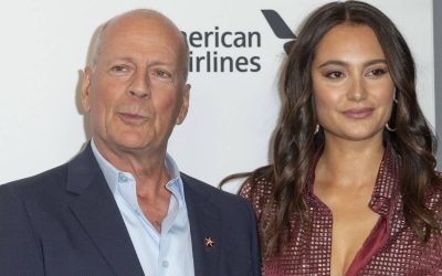 11 octombrie 2019, New York, New York, Statele Unite: Bruce Willis și Emma Heming Willis purtând o rochie Bottega Veneta participă la premiera filmului Motherless Brooklyn în cadrul celui de-al 57-lea Festival de Film de la New York, la Alice Tully Hall