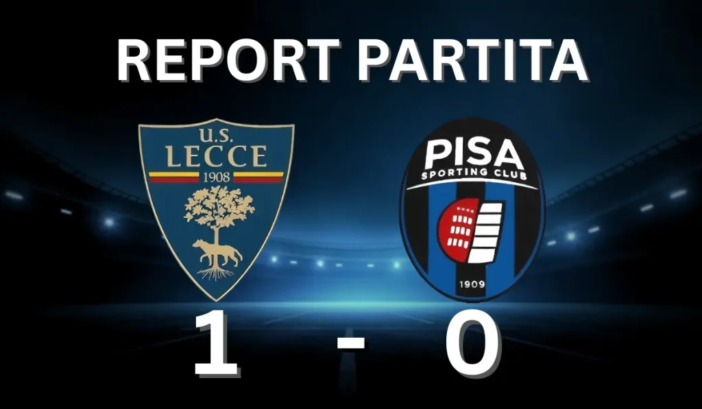 [ad_1] Lecce a obținut o victorie importantă în fața echipei Pisa, scor 1-0, într-un meci din cadrul Seriei A