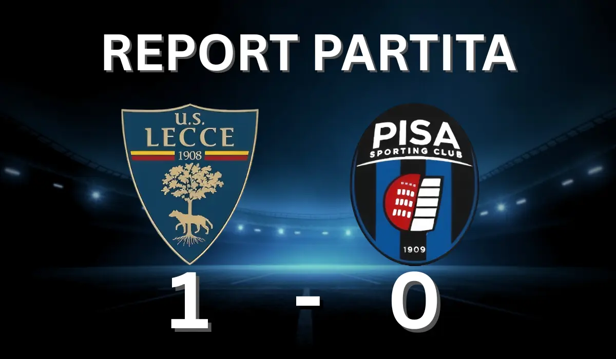 [ad_1] Lecce a obținut o victorie importantă în fața echipei Pisa, scor 1-0, într-un meci din cadrul Seriei A