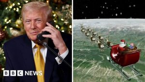 Unde este Moș Crăciun? Trump răspunde apelurilor copiilor la Norad tracker