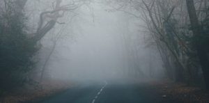 Dense fog warning în nouă județe, marți dimineața