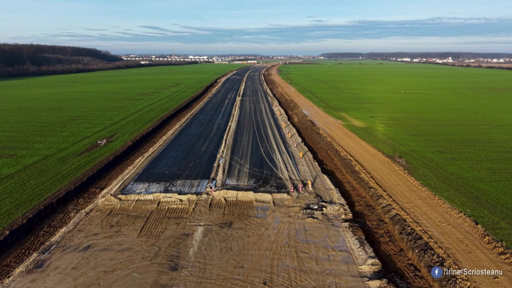 VIDEO | Primele imagini ale lotului 1 al A0 Nord după 9 luni de construcție. Un segment va fi inaugurat la începutul anului viitor