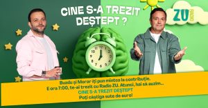 Concursul „CINE S-A TREZIT DEȘTEPT?” revine la Morning ZU!
