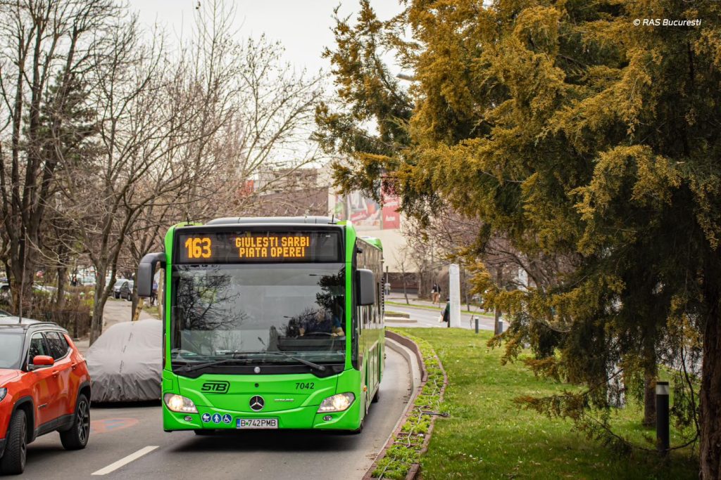 STB: Linia 163 reia traseul de bază începând cu 6 ianuarie