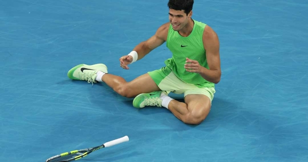 Alcaraz survives Zverev in longest AO semifinal to reach first final in Melbourne