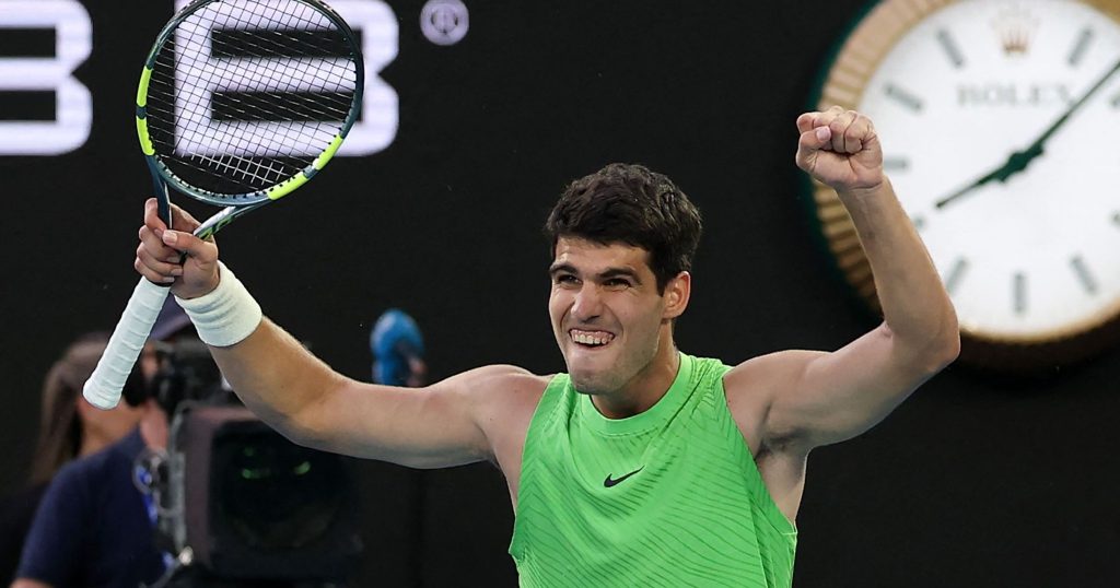 Alcaraz, în finala AO, după cea mai lungă semifinală din istoria turneului! Carlitos, FA-BU-LOS, deşi a jucat accidentat