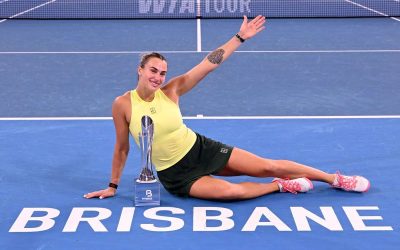 Aryna Sabalenka wins Brisbane title with statement performance against Marta Kostyuk
