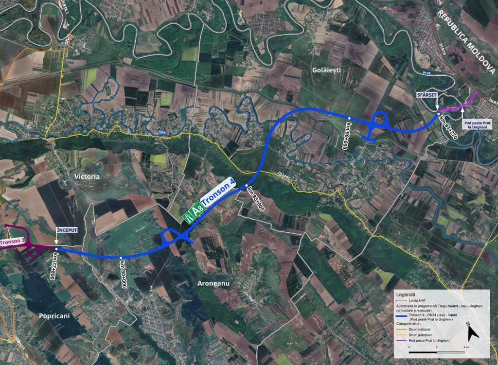 Consiliul Național de Soluționare a Contestațiilor (CNSC) a respins, miercuri, cu majoritate, contestația depusă de un operator privat în legătură cu procedura de atribuire a contractului pentru tronsonul 4 al Autostrăzii A8 Târgu Neamț – Iași – Ungheni