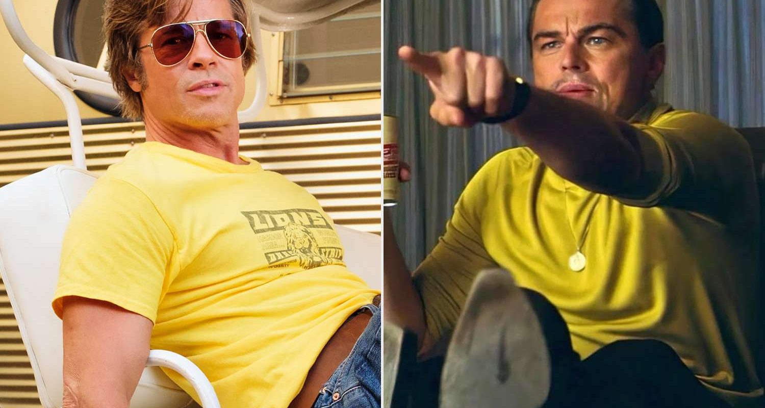 Brad Pitt didn't believe Leonardo DiCaprio when he pointed out his parents on set