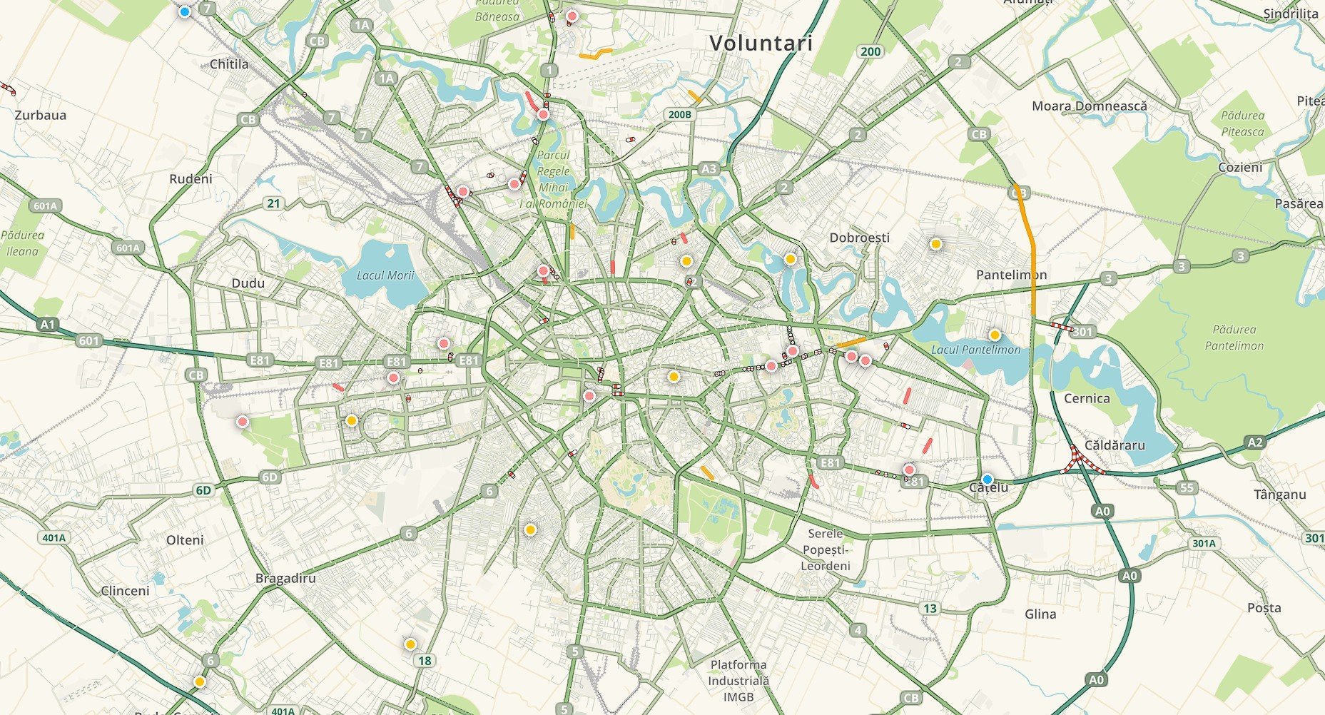 Bucureștiul a trăit luni o surpriză neobișnuită: traficul de dimineață a fost extrem de lejer, o situație rară pentru începutul de an, adesea dominat de ambuteiaje și aglomerație pe arterele principale ale capitalei
