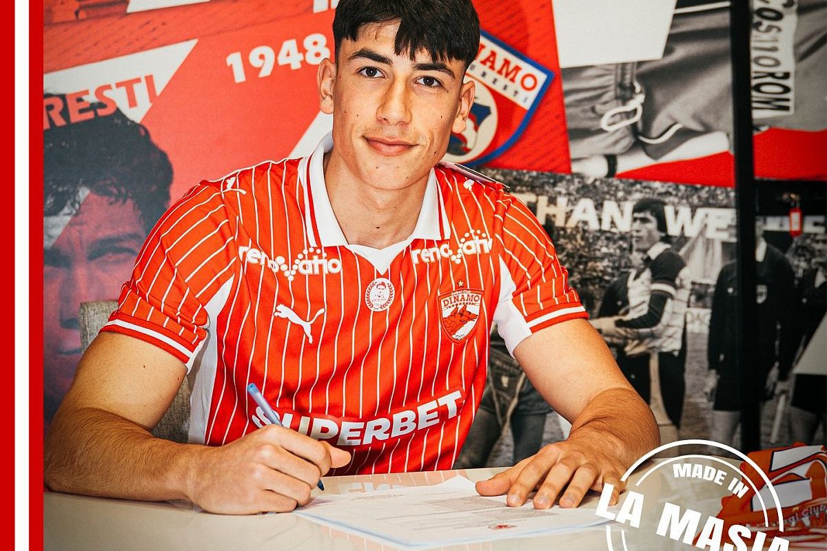 Dinamo a prezentat al doilea transfer al iernii: „Made in La Masia”