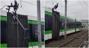 Pantograful tramvaiului Imperio de pe linia 41 s-a rupt și a avariat rețeaua, circulația fiind blocată peste două ore