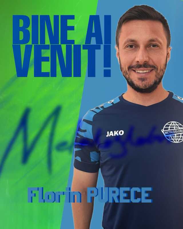 Metaloglobus București îl transferă pe Florin Purece de la Unirea Slobozia Mijlocașul ofensiv Florin Purece a semnat un contract cu Metaloglobus București, a anunțat luni clubul pe pagina oficială de Facebook